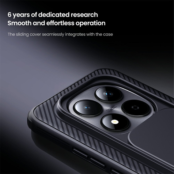 Puzdro NILLKIN Camshield Pro s krytom fotoaparátu pre Xiaomi Redmi Note 15 Pro Plus 5G / Poco M8 Pro 5G