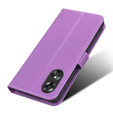 Klapkové puzdro pre Oppo A17, Wallet Smart Magnet, fialové