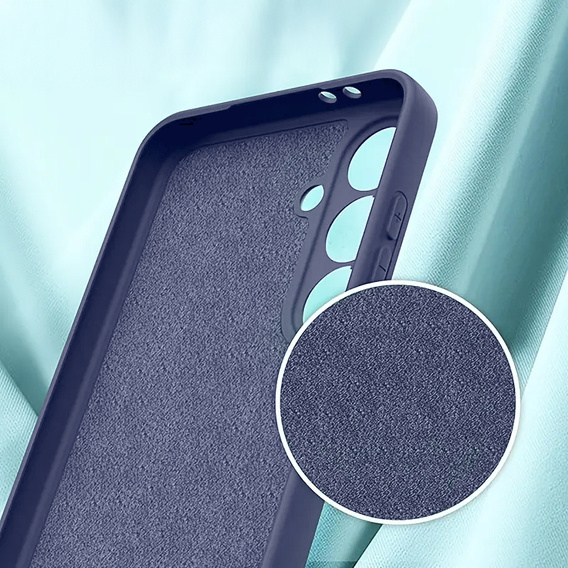 Obal na mobil pre Samsung Galaxy A56 5G, Silicone Lite, tmavomodré