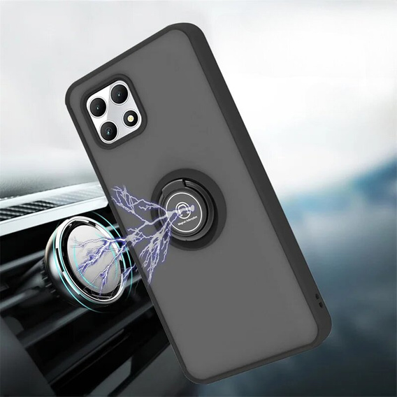 Puzdro pre T Phone 2 5G, Frosted Ring, čierne