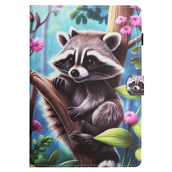 Obal na mobil pre Lenovo Tab P11 Gen 2, raccoon