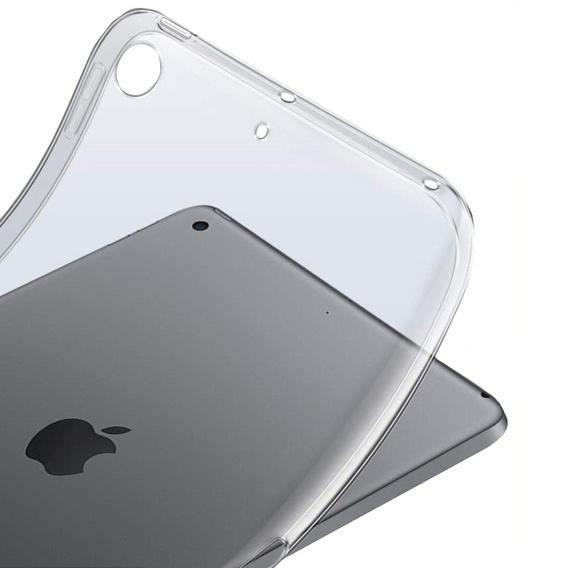 Puzdro pre iPad 10.2" 2021/2020/2019 (9/8/7 gen.), silikónové, priehľadné