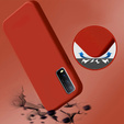 Obal na mobil pre Vivo Y20S / Y11S, Silicone Lite, červené