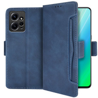 Klapkové puzdro pre Xiaomi Redmi Note 12 4G, Card Slot, tmavomodré