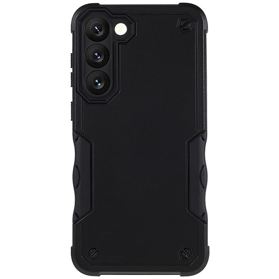Obrnené puzdro pre Samsung Galaxy S23 Plus, Dual-Layer, čierne