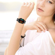 Diamantový náramok pre Xiaomi Smart Band 8 Pro, čierny