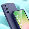 Obal na mobil pre Samsung Galaxy A56 5G, Silicone Lite, tmavomodré