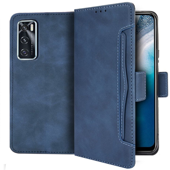 Klapkové puzdro pre vivo V20 SE / vivo Y70 2020, Card Slot, modré