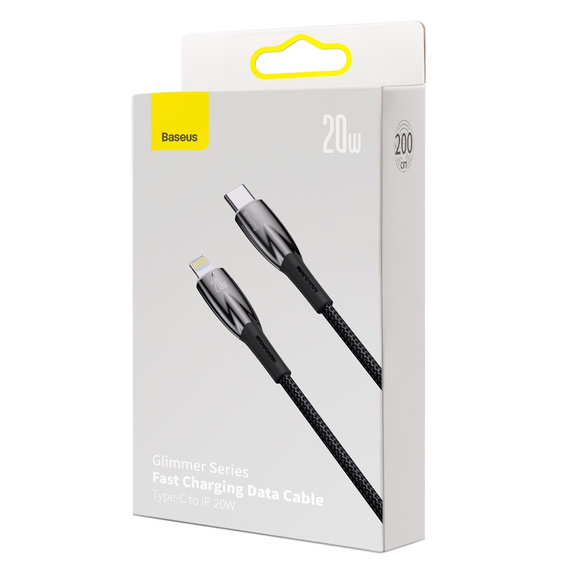 Baseus Glimmer USB-C na Lightning 20W 2m kábel pre iPhone