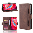 Klapkové puzdro pre Xiaomi Redmi Note 8 Pro, Card Slot, hnedé