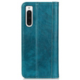 Obal na mobil pre Sony Xperia 10 V, Wallet Litchi Leather, zelený