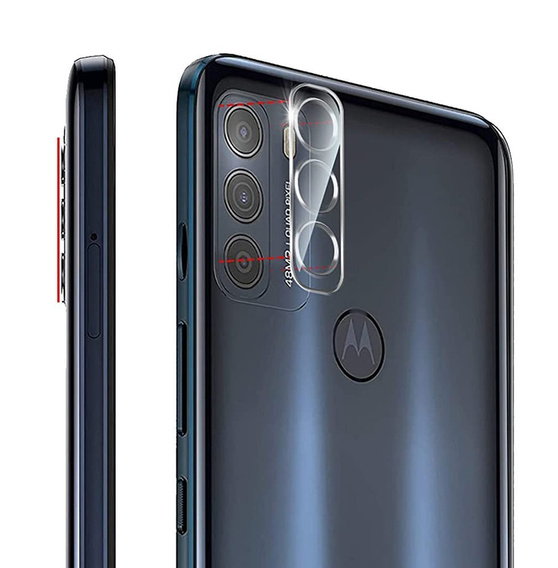 Tvrdené sklo na fotoaparát pre Motorola Moto G50, modré