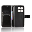 Klapkové puzdro pre Xiaomi 14T Pro, Crazy Horse Wallet, čierne