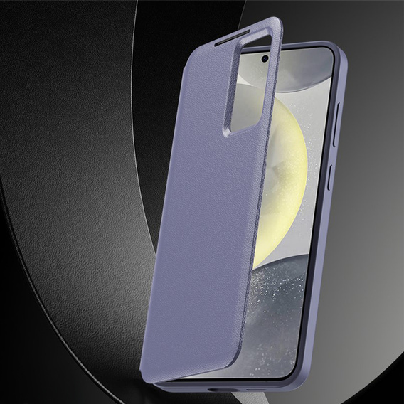 Puzdro Smart View Wallet pre Samsung Galaxy S26, fialové