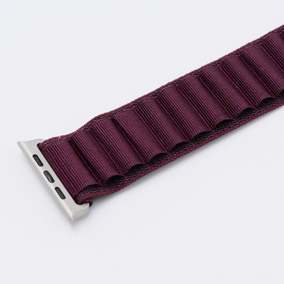 Nylonový remienok pre Apple Watch 1/2/3/4/5/6/7/8/SE/ULTRA 42/44/45/49 mm, bordový