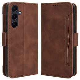 Klapkové puzdro pre Samsung Galaxy A35 5G, Card Slot, hnedé