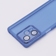 Obal na mobil pre Xiaomi Poco F5, Fusion Hybrid, transparentné / modré