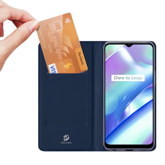 Dux Ducis Obal na mobil pre Realme C33 4G, Skinpro, tmavomodré