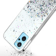 Obal na mobil pre Realme 9i / Oppo A96, Glittery, strieborné