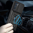 Obal na mobil pre Oppo Reno 6 5G, CamShield Slide, čierne