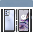 Obal na mobil pre Motorola Moto G13 / G23, Fusion Hybrid, transparentné / čierne