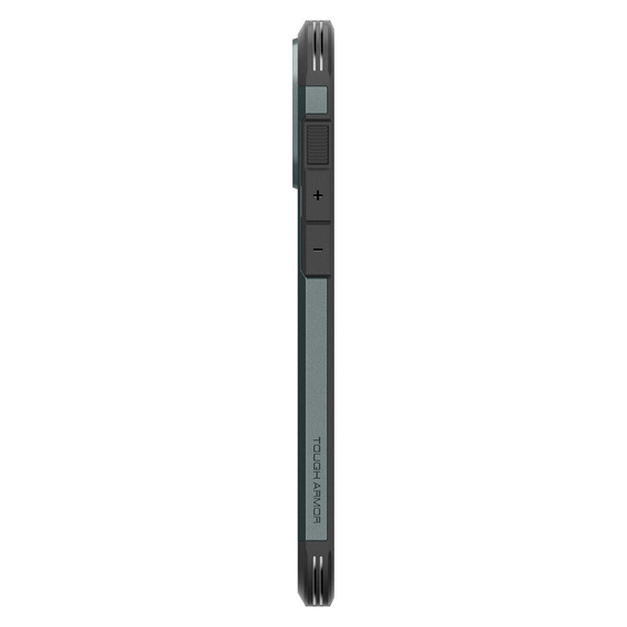 Puzdro Spigen pre iPhone 16 Pro, Tough Armor Mag MagSafe, zelený + tvrdené sklo 9H