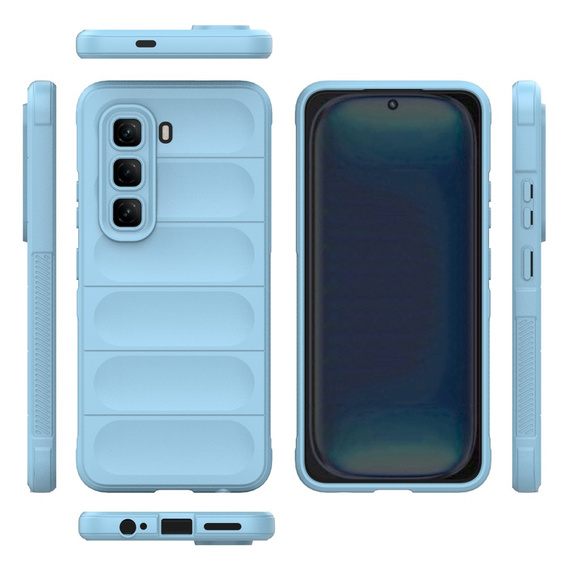 Obal na mobil pre Infinix Hot 50 Pro 4G, Gaming Shockproof, modré