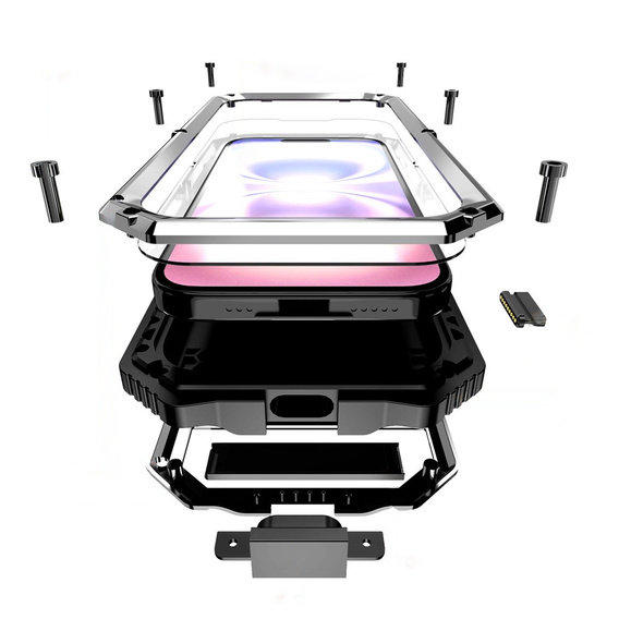 Puzdro R-JUST s podstavcom pre iPhone 17