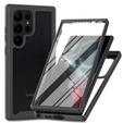 Puzdro pre Samsung Galaxy S23 Ultra, Shockproof, s fóliou, čierne