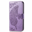 Klapkové puzdro pre Oppo A5 Pro 5G, Butterfly, fialové