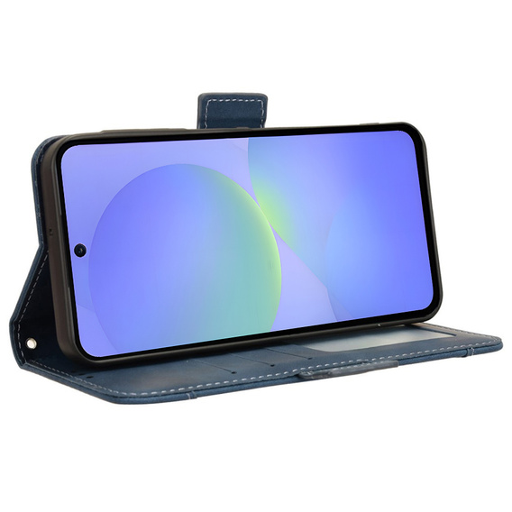 Klapkové puzdro pre Samsung Galaxy A36, Card Slot, tmavomodré