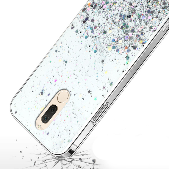 Obal na mobil pre Huawei Mate 10 Lite, Glittery, priehľadné