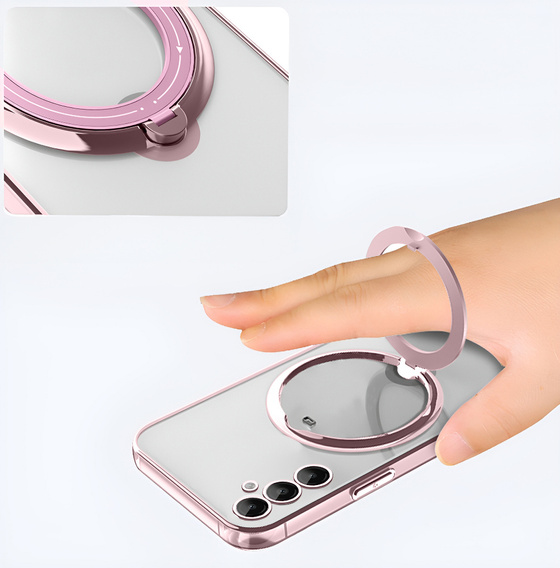 Magnetické puzdro pre Samsung Galaxy A36 5G, pre MagSafe, ružové