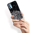 Obal na mobil pre OPPO Reno 6 5G, Glittery, čierne