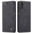 CASEME puzdro pre Samsung Galaxy A04S / A13 5G, Leather Wallet Case, čierne