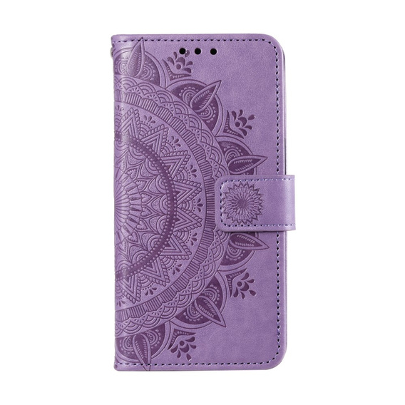 Klapkové puzdro pre Xiaomi Redmi Note 13 Pro 4G / Xiaomi Redmi Note 14S / Xiaomi Poco M6 Pro 4G, Mandala, fialové