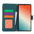 Klapkové puzdro pre Samsung Galaxy S24 Ultra, Wallet Zipper Pocket RFID, s popruhom cez rameno, čierne