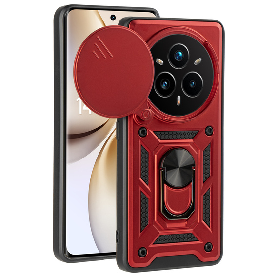Obal na mobil pre Realme 14 Pro+ 5G, CamShield Slide, červené