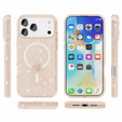 Puzdro pre iPhone 17 Pro, pre MagSafe, trblietavé, transparentné zlaté