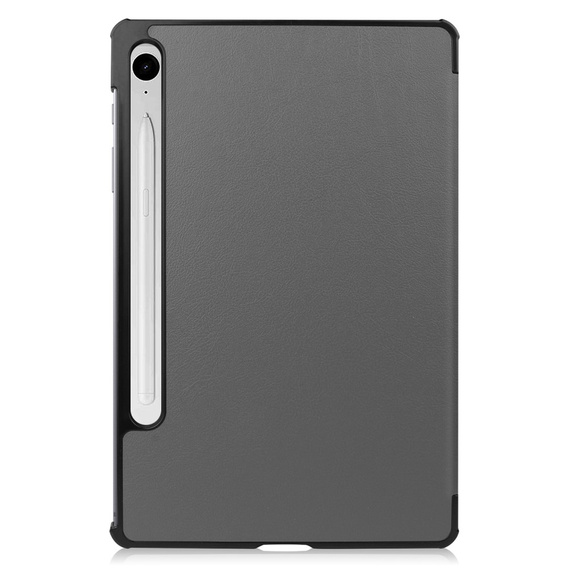 Puzdro pre Samsung Galaxy Tab S9 FE, trojskladové, sivé