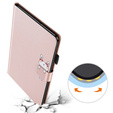 Puzdro pre Samsung Galaxy Tab A7 Lite 8.7, s chlopňou, animal, ružové