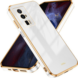 Puzdro pre Poco F5 Pro 5G, Glamour CamShield, biele