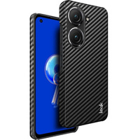 IMAK Obal na mobil pre Asus Zenfone 9 5G / 10 5G, Ruiyi Series Case Carbon, čierne