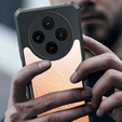 Obal na mobil pre Oppo Reno 12FS / 12F, AntiDrop Hybrid, čierne