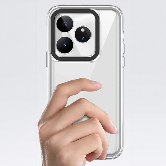 Obal na mobil pre Realme GT 6 / 6T, Fusion Hybrid, priehľadné