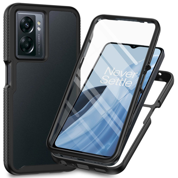 Puzdro pre Oppo A57s, Shockproof, s fóliou, čierne