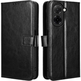 Klapkové puzdro pre Xiaomi Redmi A5, Crazy Horse Wallet, čierne