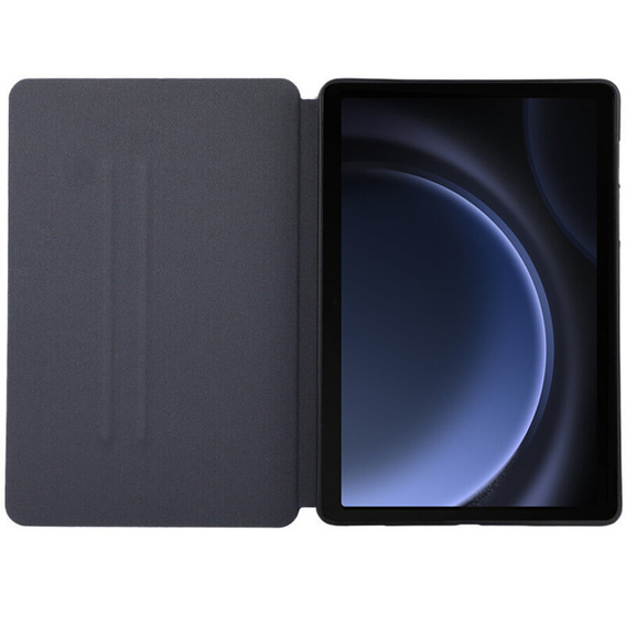 Puzdro pre Samsung Galaxy Tab S9 FE+ Plus, Smartcase s priestorom pre stylus, hnedé