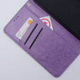 Klapkové puzdro pre Motorola Moto G54 5G, Butterfly, fialové