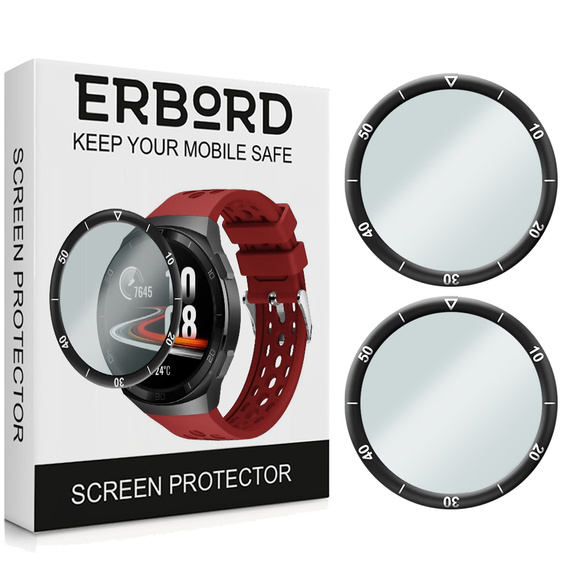 2x hybridné sklo ERBORD pre Huawei Watch GT 2e
